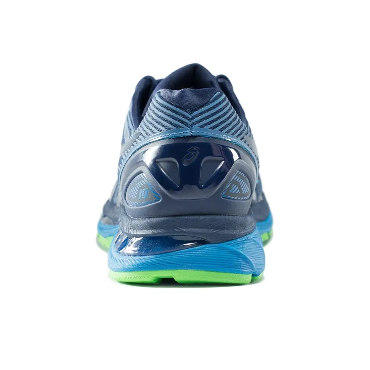 Asics GEL-Nimbus 19 Running Shoes Men Low-Top Blue/Green-3