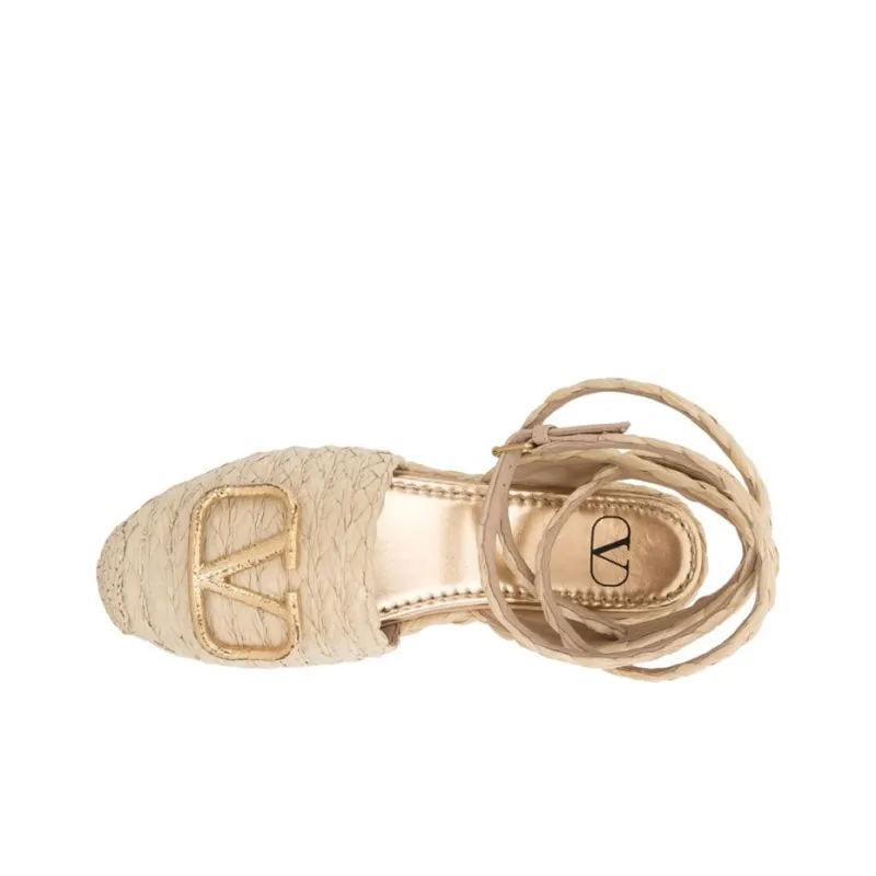 Valentino GARAVANI Beach Sandals Women's Beige-4