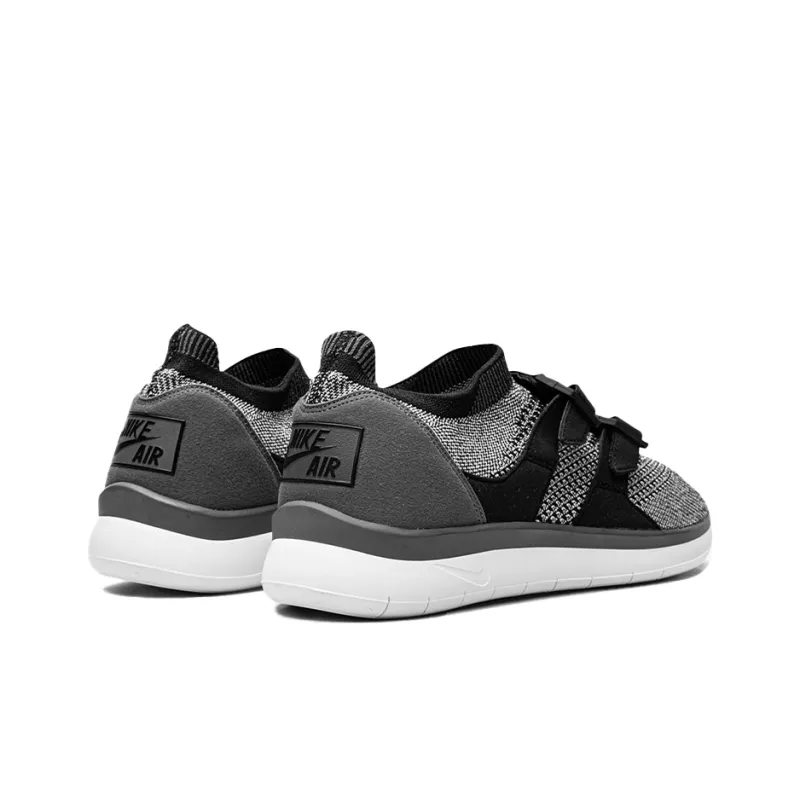 Nike Air Sock Racer Flyknit 'White Black Dark Grey'-3