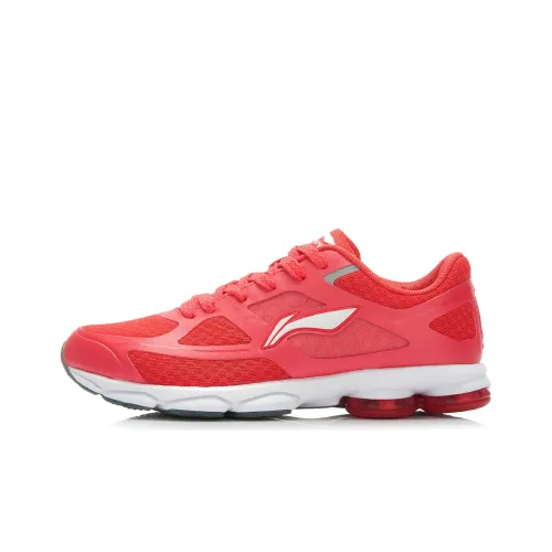 LINING Unit Bow Running Shoes Women's Low-Top Red/White