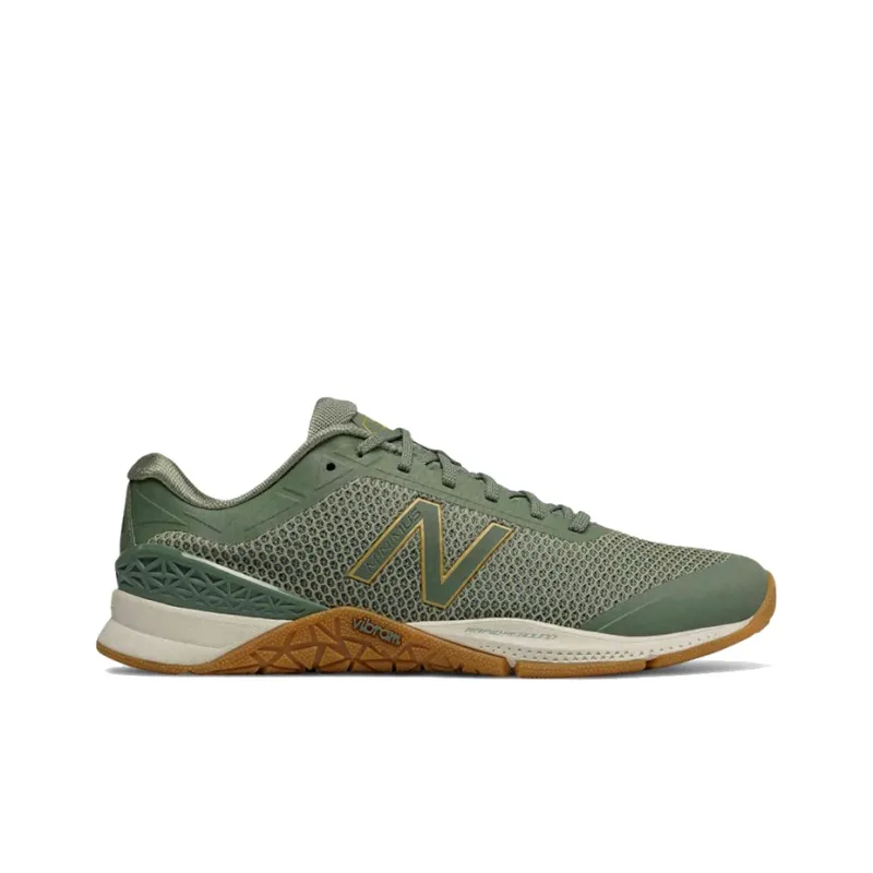New Balance NB Minimus 40 Cushioned Slip Resistant Breathable Low Top Running Shoes Men's Deep Forest Green-1