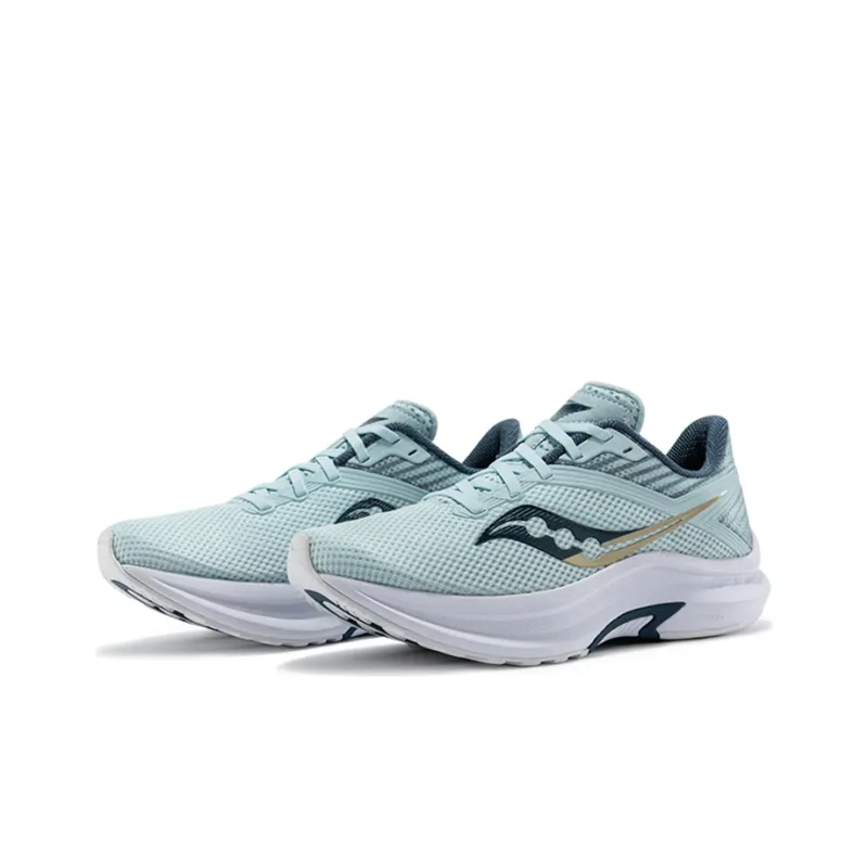 Saucony Axon 2 Cushioning Anti-Slip Wear-Resistant Breathability Low-Top Running Shoes Women's Deep Sky Orchid-2
