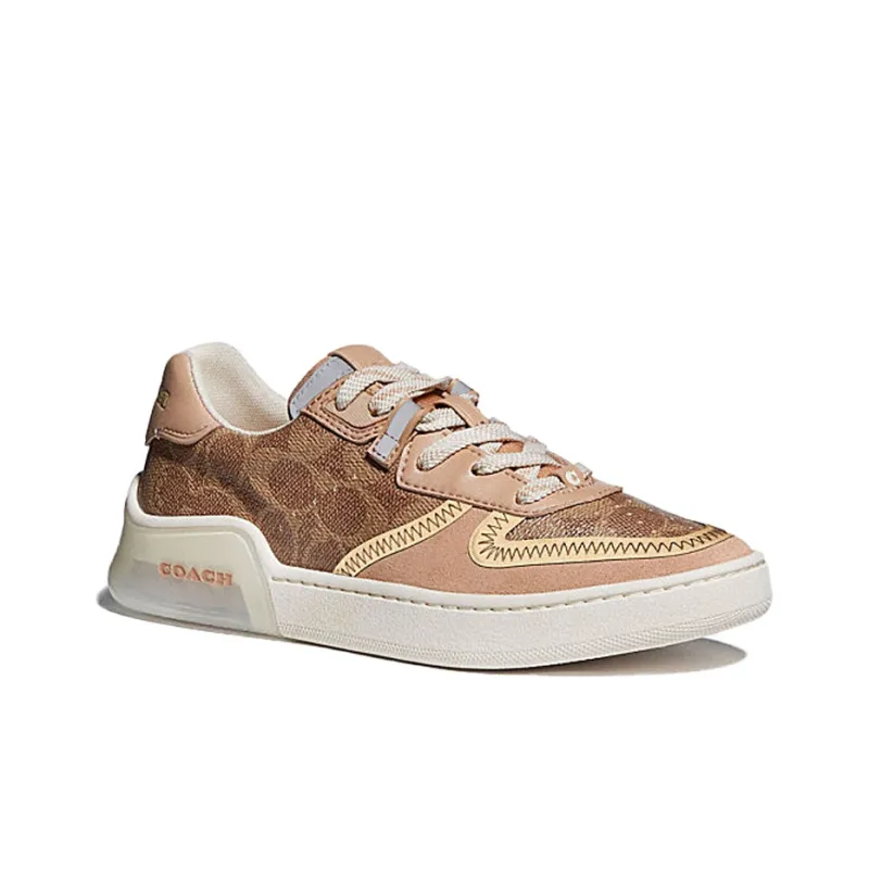 COACH CitySole Court Stylish Skateboarding Shoes Women's Dark Brown-2
