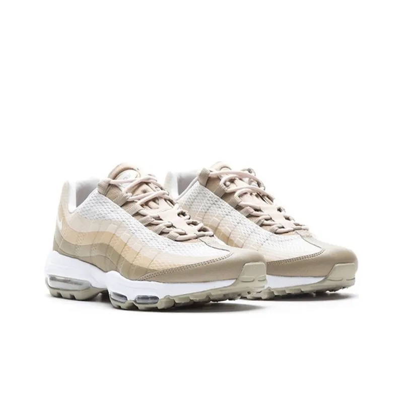 Nike Air Max 95 Running Shoes Men Low-Top Yellow/Brown/White-2