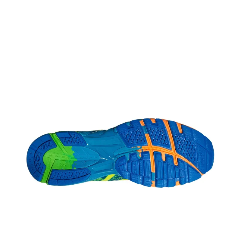 Asics Gel-Noosa Tri 9 Anti-Slip Wear-Resistant Low-Top Running Shoes Men's Orange Yellow Blue-4