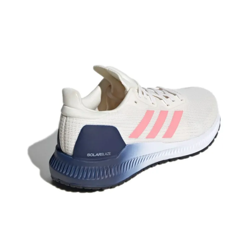 Adidas Solar Blaze Anti-Slip Wear-Resistant Low-Top Tennis Shoes Women's Ecru-3