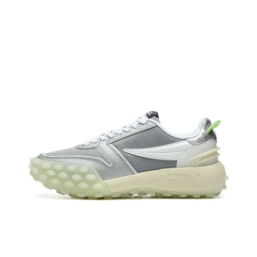FILA Gara Cushioned Slip Resistant Low Top Casual Shoes Women's Silver Gray