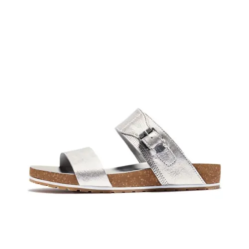 Timberland Slide Slippers Women's Silver