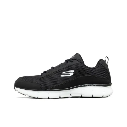 Skechers Synergy Running Shoes Men Low-Top Black/White