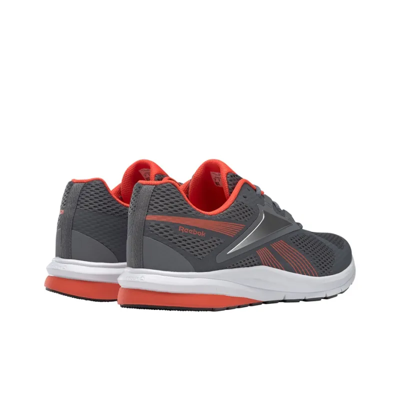 Reebok Endless Road 2 Slip-Resistant Breathable Low-Top Running Shoes Men's Gray Orange-4