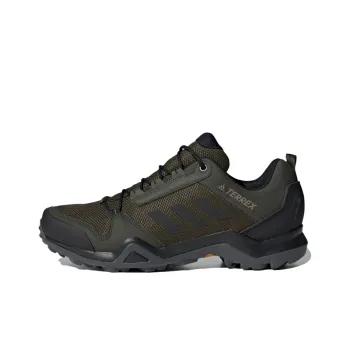 Adidas Terrex AX3 GTX Anti Slip Wear Resistant Low Top Outdoor Shoes Men's Green Black
