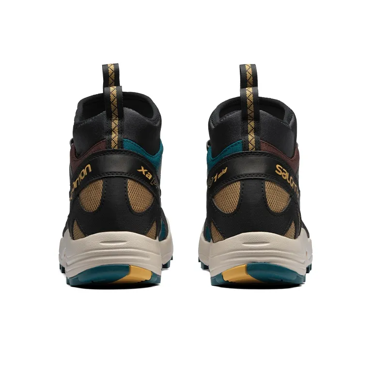 SALOMON XA-Pro 1 Mid Gore-Tex Black Chocolate Brown Blue-3