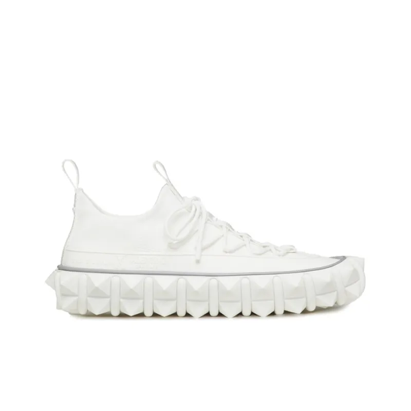 CRAIG GREEN x Valentino ROCKSTUD Low Top Skateboard Shoes Men's White-1