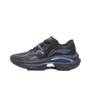 LiNing WuShi 5S 1.0 5S Low Top Running Shoes Women's Black Blue Mono Yarn Trendy Versatile Casual