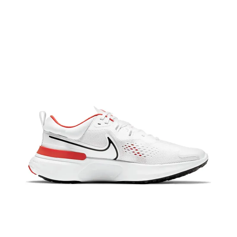Nike React Miler 2 'White Black Chile Red'-1
