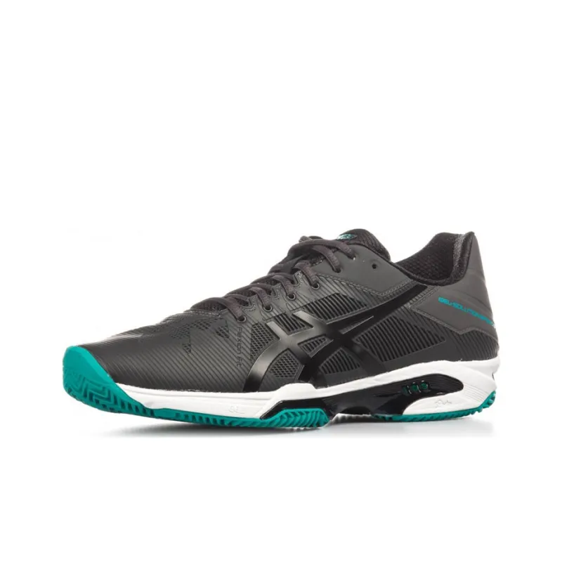 Asics Gel-Solution Speed 2 Running Shoes Men Low-Top Black/Green-2