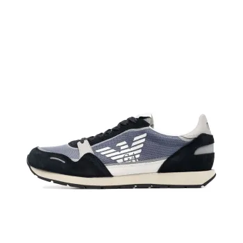 EMPORIO ARMANI Low Top Casual Shoes Men's Light Blue