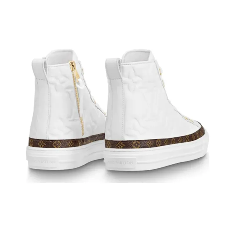 LOUIS VUITTON Lv Stellar Sports Boots White Women's-4