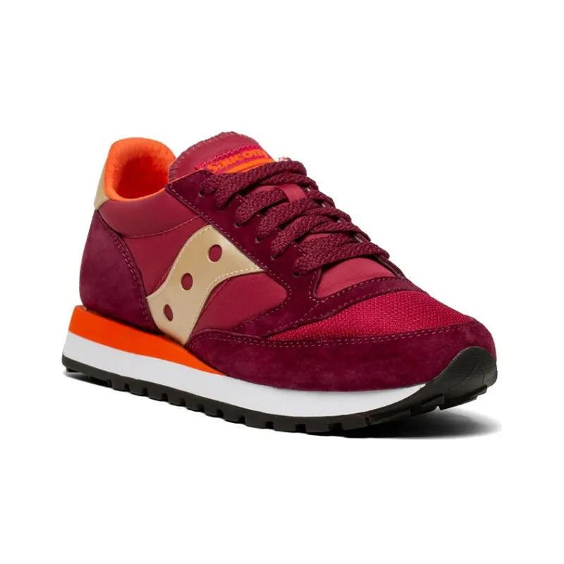 Saucony Jazz Series Running Shoes Women's Low Top Orange/Red/White-2