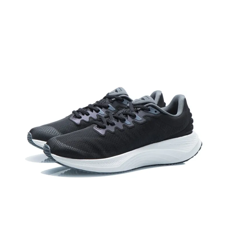 LINING YueYing Running Shoes Men Low Top Black/Thunderstorm Gray-2