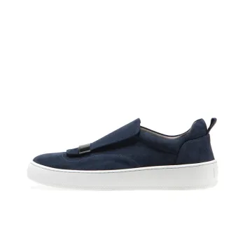 SERGIO ROSSI Skateboard Shoes Men Low-Top Blue