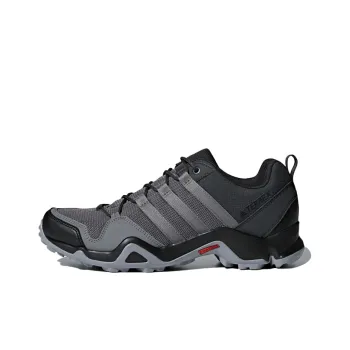 Adidas Terrex Ax2r Cushioning Wear Resistant Low Top Trekking Shoes Men's Black Gray