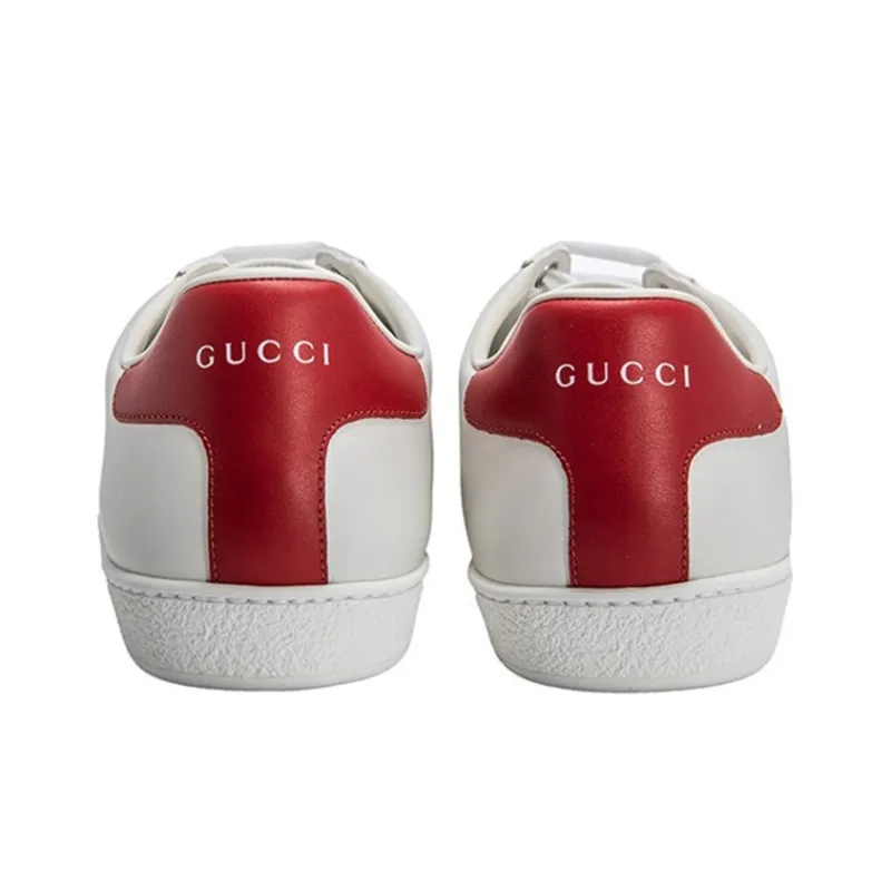 GUCCI Women's Ace 'Interlocking G White Red' Women's-2