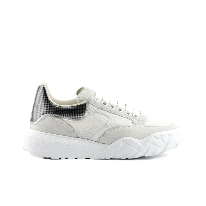 Alexander McQueen Court Trainer 'Beige White'-1