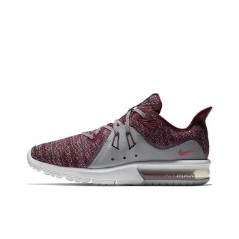 Nike Air Max Sequent Running Shoes Women's Low-Top Red/Gray