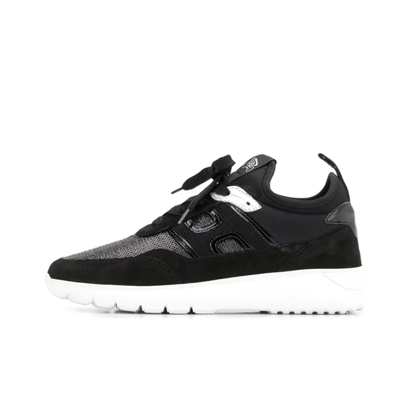 HOGAN Cushioning, Wear Resistant Low Top Running Shoes Women's Black-0