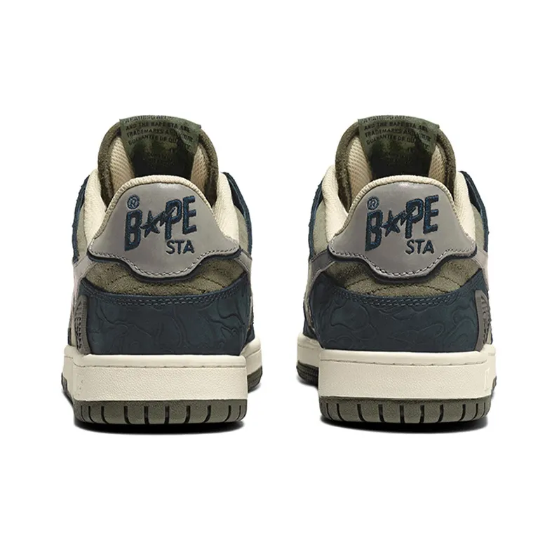 BAPE A BATHING APE Bape SK8 Sta Army Green Dark Blue-4