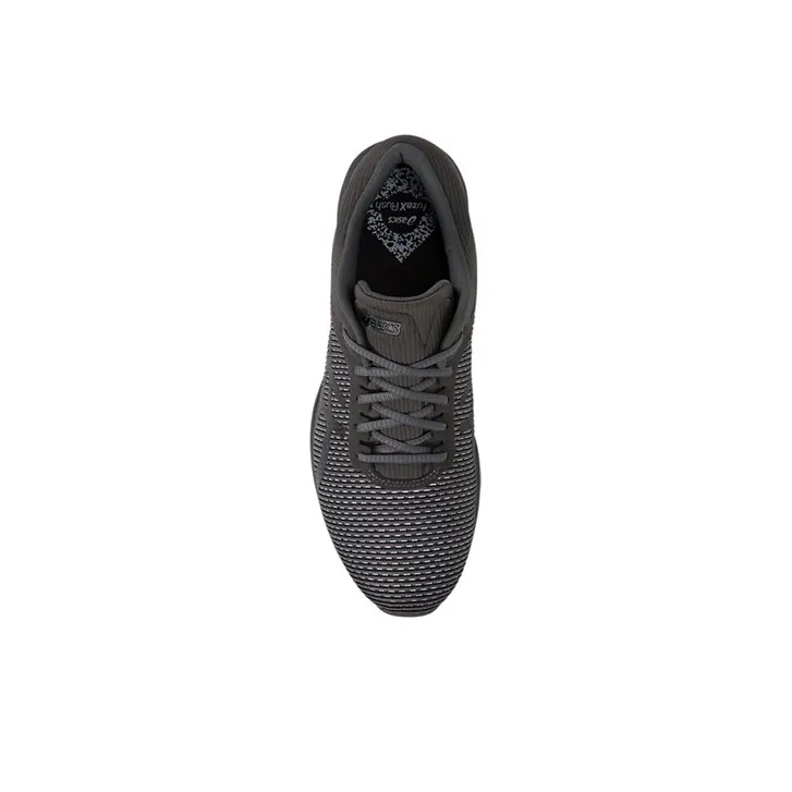 Asics Fuze Rush Cm Anti-Slip And Wear-Resistant Breathable Low-Top Running Shoes Men's Black Gray-3