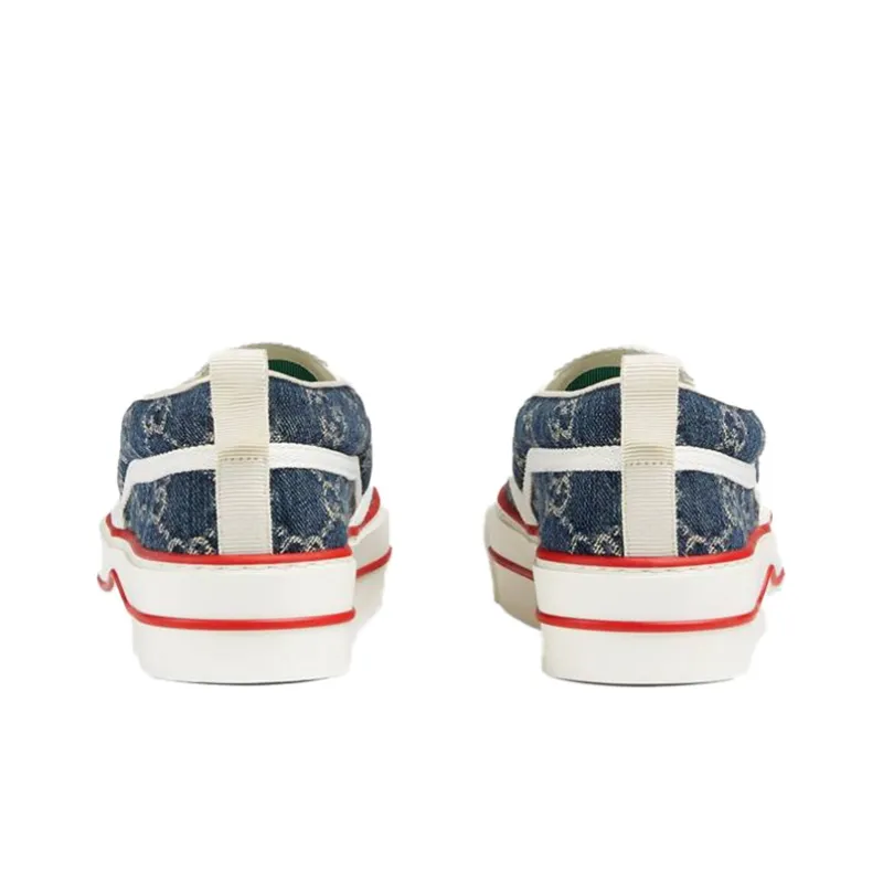 GUCCI Women's Tennis 1977 Slip On 'Denim' Women's-3