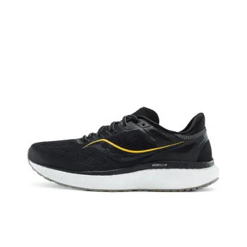 saucony Hurricane 23 Wide 'Black ViZi Gold'