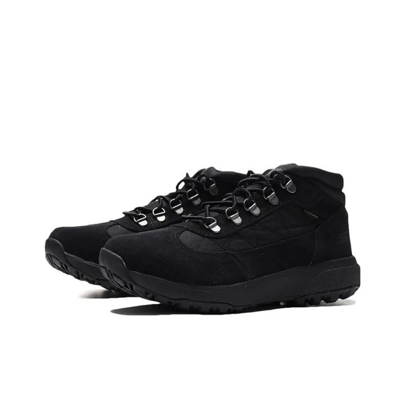Skechers GO WALK Series Running Shoes Women's High Top Black-2