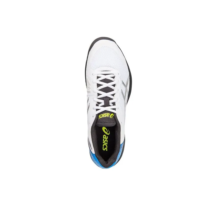 Asics Gel-Court Speed Oc Low-Top Running Shoes Men's White Blue-2