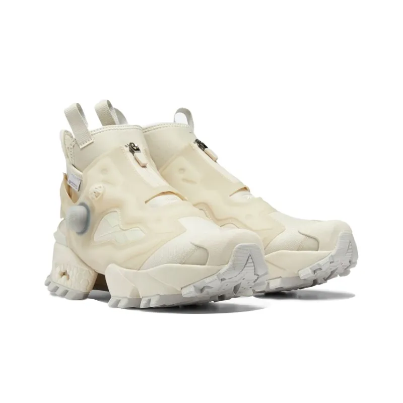 Reebok Instapump Fury Gore Te Breathable And Wear resistant High Top Running Shoes Men's White-2