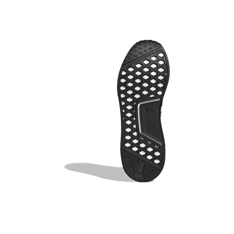 Adidas Nmd R1 V2 White Black Stripes-5
