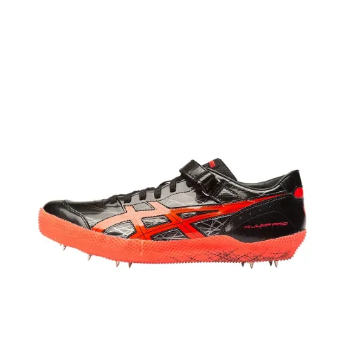 Asics High Jump Running Shoes Men Low-Top Black/Orange