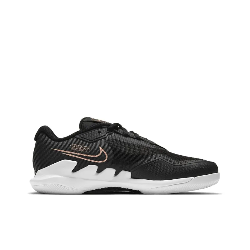 Nike Court Air Zoom Vapor Pro Hc Black Metallic Gold Women's-1