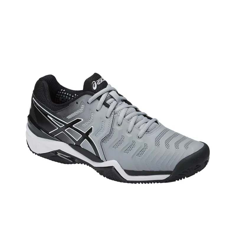 Asics Gel-Resolution 7 Running Shoes Men Low-Top Gray/Black-3