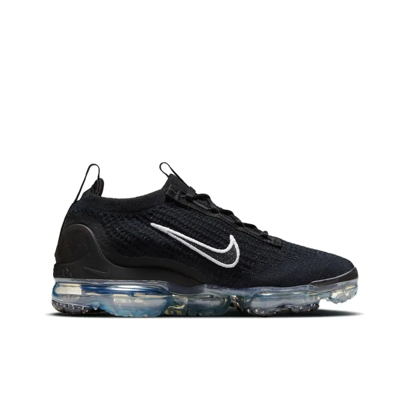 Nike Air VaporMax 2021 Fk Black Metallic Silver Women's-1