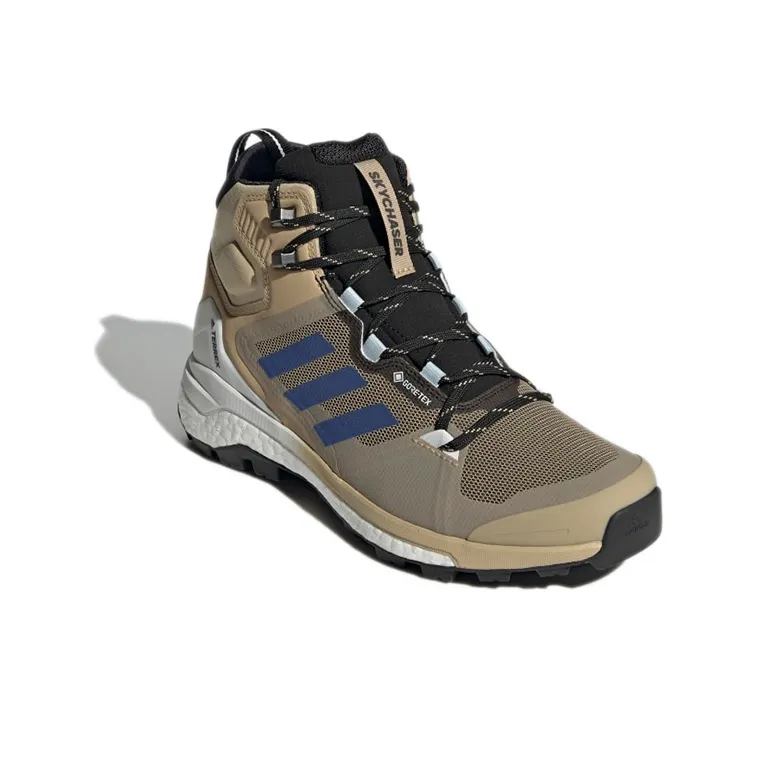 Adidas Terrex Skychaser 2 Mid Gore-Tex Hiking Wear-Resistant High-Top Trekking Shoes Men's Brown-2