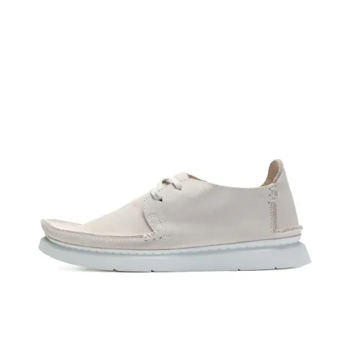 Clarks Casual Shoes Women's Low-Top White