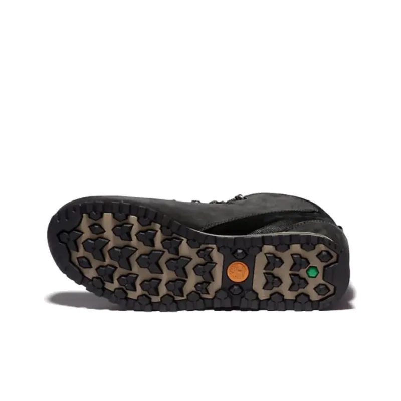 Timberland Bartlett Ridge Cushioning Wear-Resistant Mid-Top Hiking Shoes Men's Black-3
