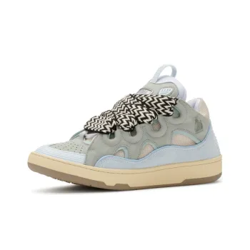 Lanvin Leather Curb Light Blue Gum Women's