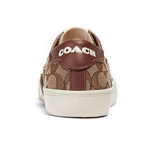 COACH CitySole Low Top Skateboard Shoes Women's Khaki-4