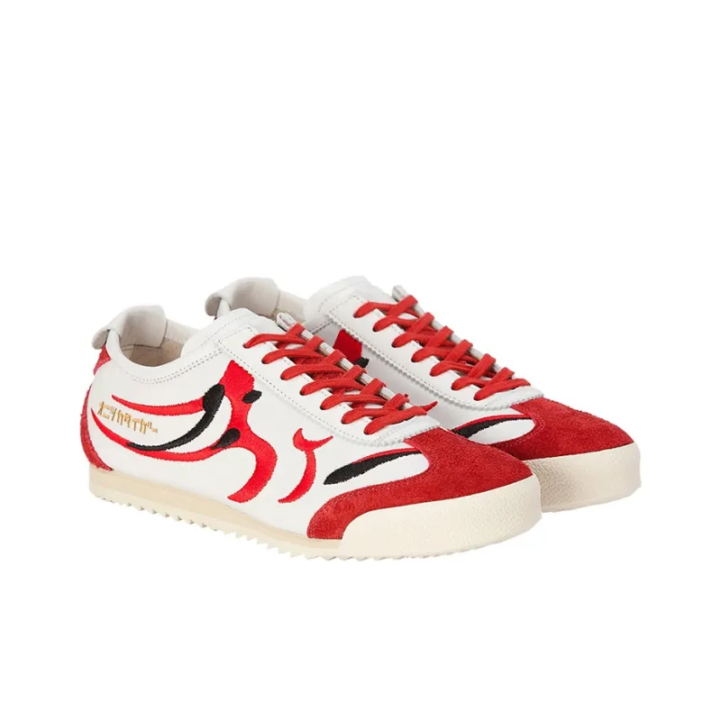 Asics Onitsuka Tiger Mexico 66 Deluxe Nm White Classic Red Kumadori Women's-1