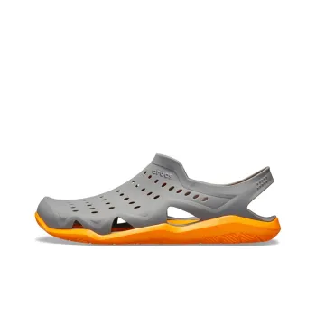 Crocs Swiftwater Wave Shoes 'Slate Grey Blazing Orange'