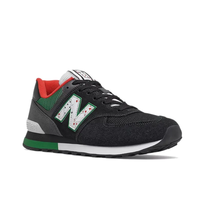 New Balance 574 Playing Card Black Green Red-2